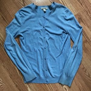 Cherokee Light Blue Cardigan Sweater